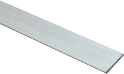 Stanley Hardware 4200BC Series N247-114 Flat Bar, 1-1/2 in W, 72 in L, 1/8 in Thick, Aluminum, Mill