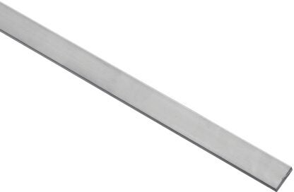 Stanley Hardware 4202BC Series N247-247 Flat Bar, 1 in W, 72 in L, 1/4 in Thick, Aluminum, Mill