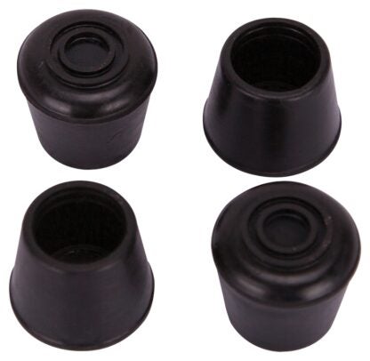 ProSource FE-50633-B Furniture Leg Tip, Round, Rubber, Black, 5/8 in Dia, 1.1 in H Sells in Quantity of 36