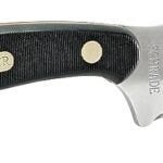 Schrade 152OT Blade Knife, 3.3 in L Blade, 0.14 in W Blade, 7Cr17MoV High Carbon Stainless Steel Blade, Black Handle