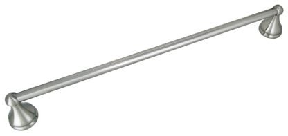 Boston Harbor L5024-13B-103L Towel Bar, 24 in L Rod, Brushed Nickel, Surface