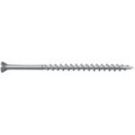 Camo 0350170S Screw, #8 Thread, 3 in L, Trim Head, Star Drive, Type 17 Slash Point, 316 Stainless Steel, 100/PK