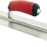 Marshalltown MXS66D Finishing Trowel, 16 in L Blade, 4 in W Blade, Spring Steel Blade, Square End, Curved Handle