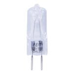 Feit Electric BPQ50T4/JCD/CAN Halogen Bulb, 50 W, GY6.35 Lamp Base, JC T4 Lamp, 3000 K Color Temp, 2000 hr Average Life Sells in Quantity of 6