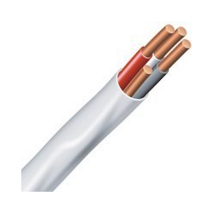 Romex 47179715 Building Wire, 14 AWG Wire, 3 -Conductor, 150 m L, Copper Conductor, PVC Insulation, Nylon Sheath