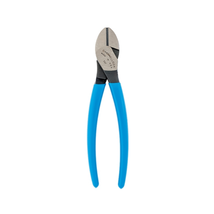 Channellock 337 Diagonal Cutting Plier, 7 in OAL, Blue Handle, Ergonomic Handle, 0.81 in W Jaw, 0.79 in L Jaw