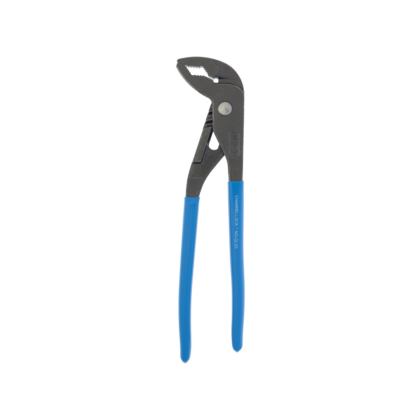 Channellock GRIPLOCK Series GL10 Tongue and Groove Plier, 9-1/2 in OAL, 1-1/4 in Jaw Opening, Blue Handle, 1.34 in L Jaw