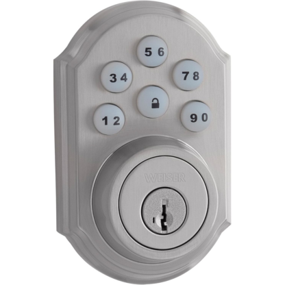 Weiser GED1490 Powerbolt 2 Electronic Deadbolt featuring SmartKey