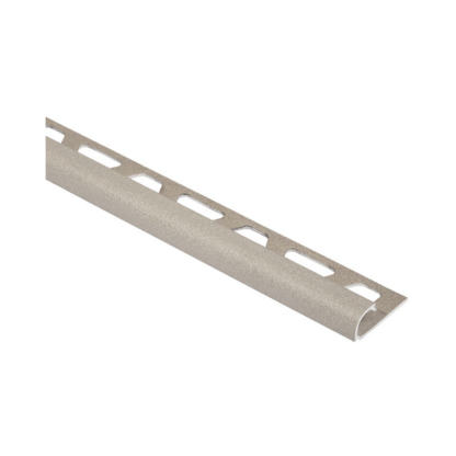 Schluter RO100TSC 3/8" Systems Rondec Aluminum Bullnose Trim, Cream