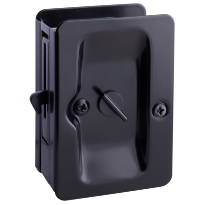 Taymor 33-BLK580 Rectangular Privacy Sliding Door Lock - Black