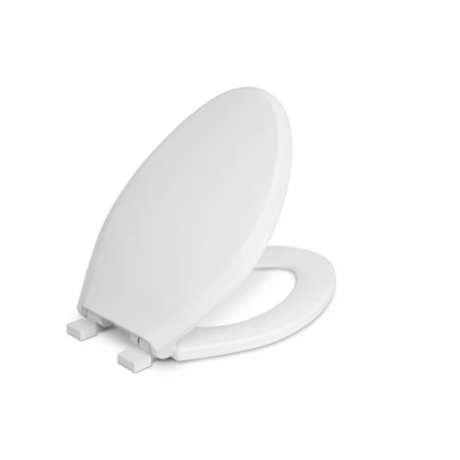 Centoco 3800SCLC-001 Elongated Toilet Seat with Safety Close and Lift & Clean, White