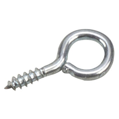 Onward 2502XR Screw Eye, 1.95 mm Dia Wire, 7.9 mm L Thread, 20.6 mm OAL, Metal, Zinc