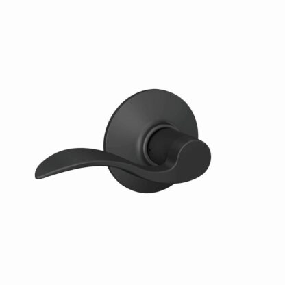 Schlage Standard Trim Passage Accent Lever - Matte Black