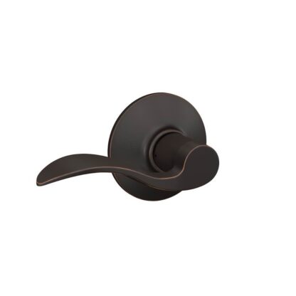 Schlage Standard Trim Passage Accent Lever - Aged Bronze