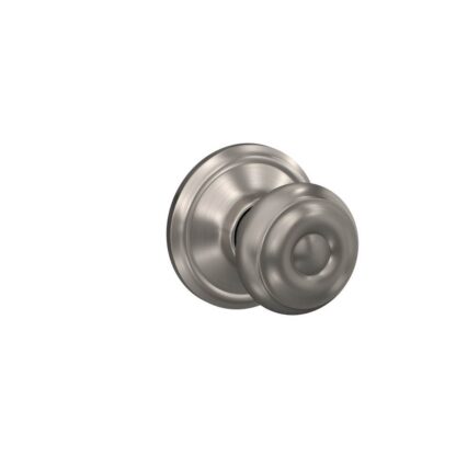 Schlage Standard Trim Passage Georgian Knob - Satin Nickel