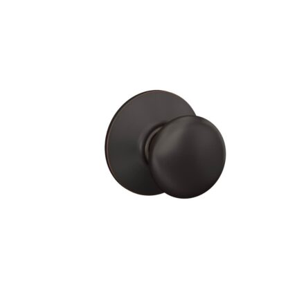 Schlage Standard Trim Passage Plymouth Knob - Aged Bronze