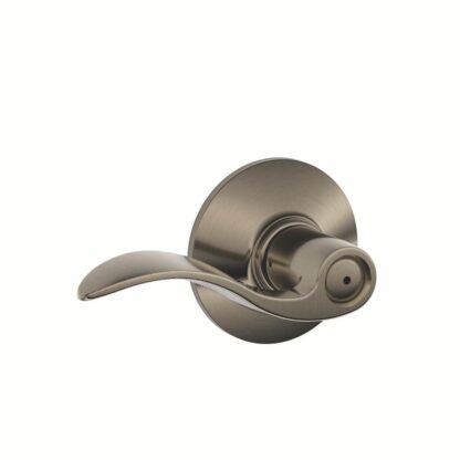 Schlage Standard Trim Privacy Accent Lever - Antique Pewter