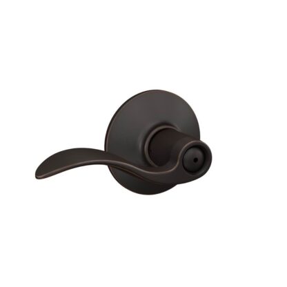 Schlage Standard Trim Privacy Accent Lever - Aged Bronze