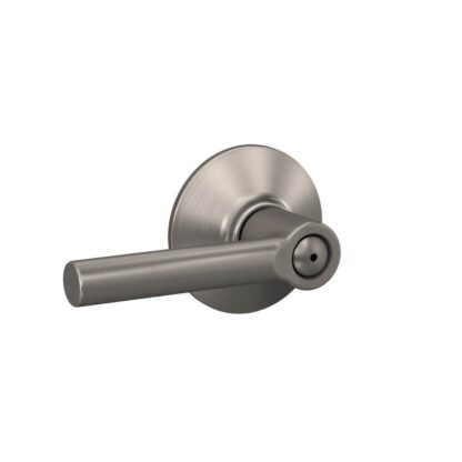 Schlage Standard Trim Privacy Broadway Lever - Satin Nickel