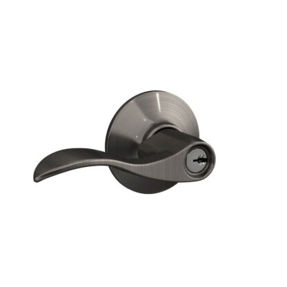 Schlage Standard Trim Keyed Entry Accent Lever - Antique Pewter