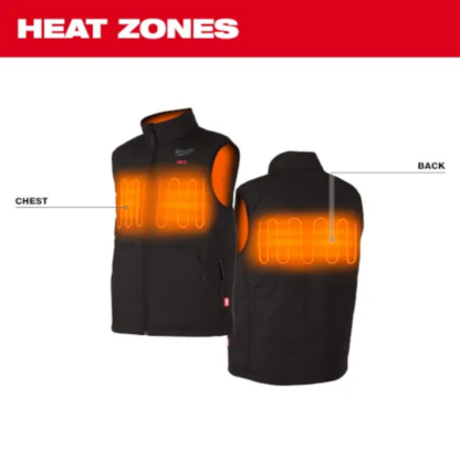 Milwaukee 305B-202X 2XL M12™ Heated AXIS™ Vest, Black