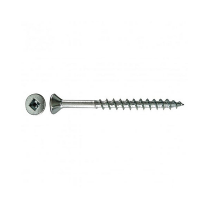 Flat Head Particle Board Screw #8, 100 Pack