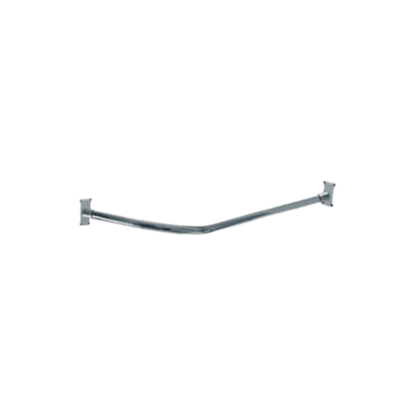 Lyncar 1262 Polished Aluminum Corner Shower Rod