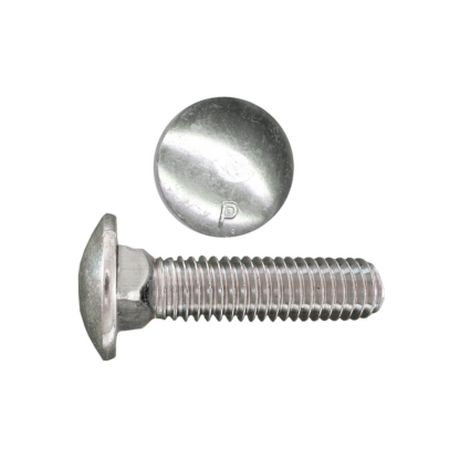 Paulin 1/4" UNC Plated Carriage Bolt, 100 Pack