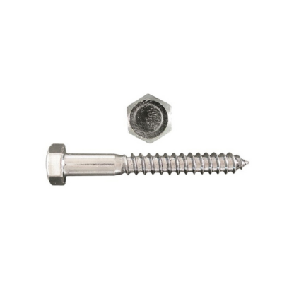 Paulin 1/2" Zinc Plated Lag Bolt, 25 Pack