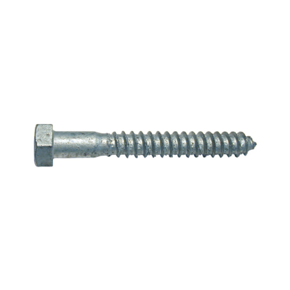 Paulin 3/8" Galvanized Lag Bolt, 100 Pack