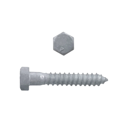 Paulin 1/2" Galvanized Lag Bolt, 50 Pack