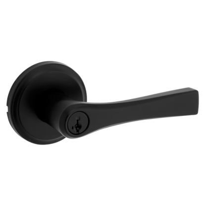 Weiser Katella Keyed Entry Lever - Iron Black