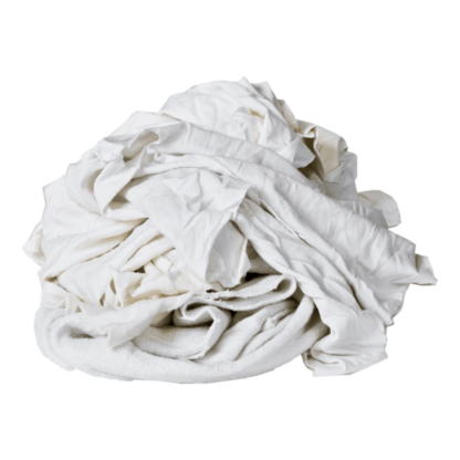 Wipeco BXW-10 10lb Jersey Rags - White