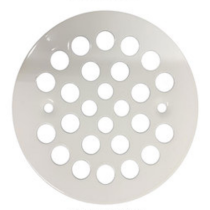 OS&B SD353-W 2" Side Discharge Low Profile Shower Drain, 2 Piece - White