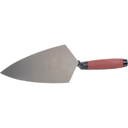 Marshalltown 1912FG 12" X 6" Philadelphia Brick Trowel with DuraSoft Handle - Red