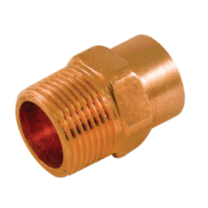 Aqua-Dynamic 9001-031 1/2" X 1/4" Lead-Free Male Copper Adapter