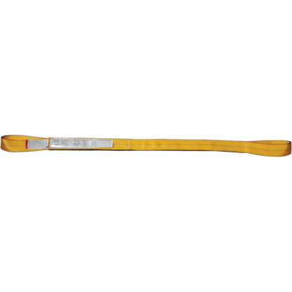 Ben-Mor EN1902Y12T5 2" X 12ft Type-5 1-Ply Polyester Sling - Yellow