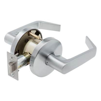 Falcon Dane Commercial Passage Lever - Satin Chrome