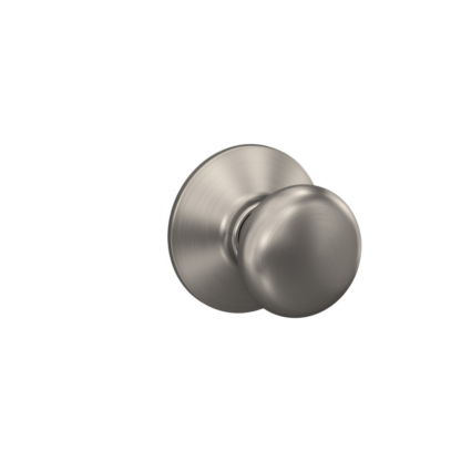 Schlage Standard Trim Plymouth Passage Knob - Satin Nickel