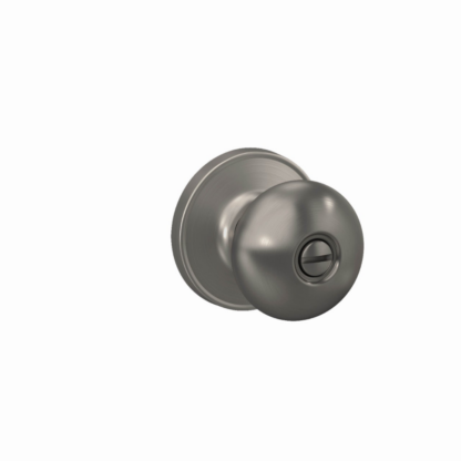 Schlage J-Series Standard Trim Stratus Privacy Knob - Satin Nickel