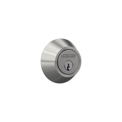 Schlage Single Cylinder Standard Deadbolt - Stainless Steel