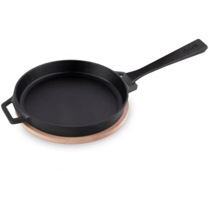 Ooni UU-P2A900 9" Cast Iron Skillet with Removeable Handle