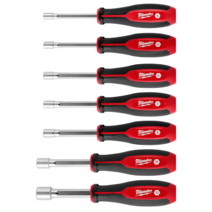 Milwaukee 48-22-2548 Metric HollowCore™ Magnetic Nut Driver Set, 7 Pack