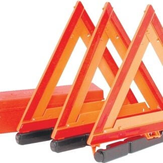 PM 449 Warning Triangle Kit, Fluorescent Orange Reflector